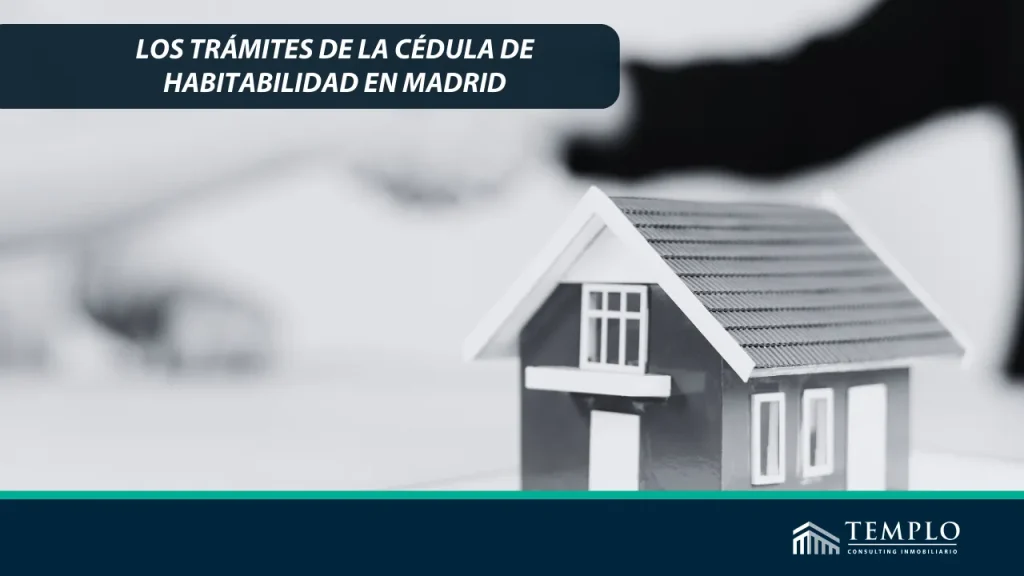 Ilustración de los trámites de la cédula de habitabilidad en Madrid.