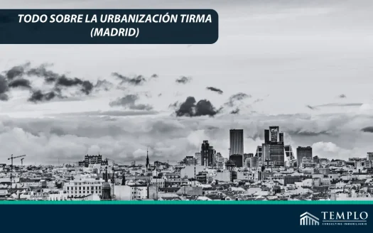 VIsta 谩rea de Madrid, d贸nde se va a contruir la urbanizaci贸n TIRMA