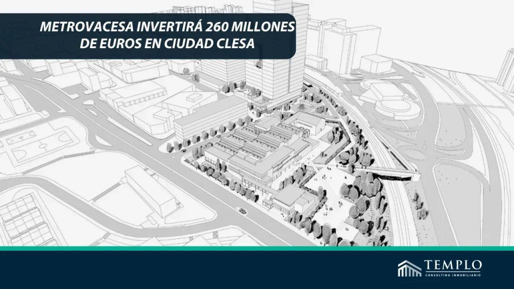 Metrovacesa anuncia una inversión de 260 millones de euros en Ciudad Clesa, impulsando el desarrollo urbano y la creación de empleo en la región.