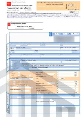 601 Registro de la Propiedad Descalificación